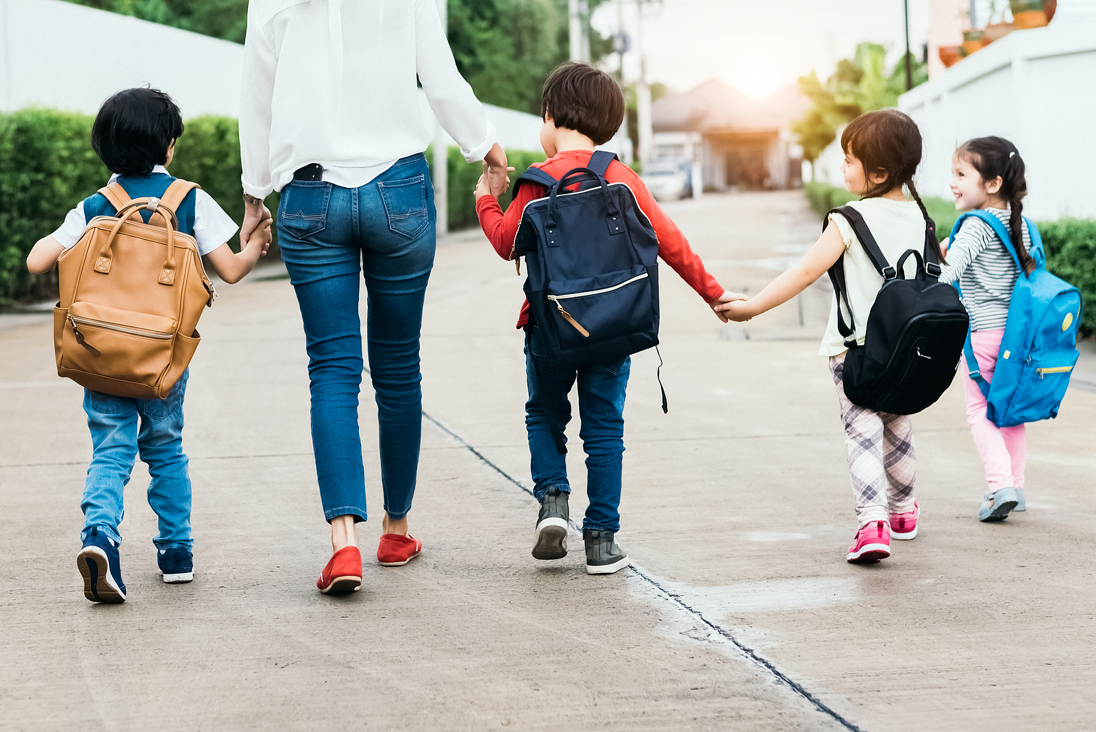 bigstock-Back-To-School-Students-Mother