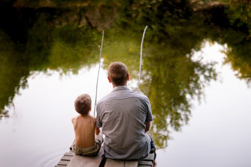 bigstock-Dad-And-Son-Fishing-Outdoors